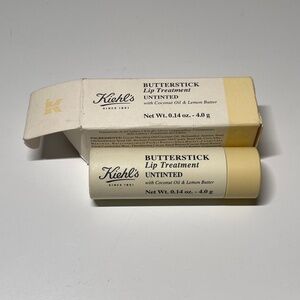 NEW Kiehl's Butterstick Lip Treatment Discontinued Untinted Lip Balm Full Size